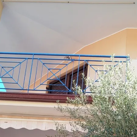 An Oasis of Relaxation, in a Dreamy Sea. Beautiful View of the Sea Mountain and Village