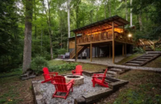 Dog-Friendly Cabin in Appalachian Mountains! -Near at, Firepit, with Hot Tub!