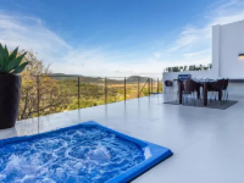 Villa in Búger with Rooftop Pool & Scenic Views