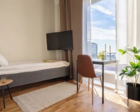 フォレノム アパートホテル ルレア ヴァストラ ストランデン ルーレオーのホテル