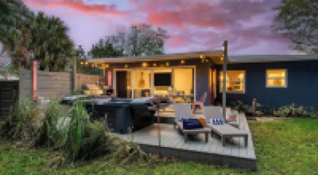 Hot Tub Firepit Deck 10Mins to Beach Near Las Olas Middle Terrace Cottage by AvantStay
