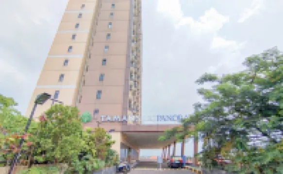 1BR near Gedebage Station at Tamansari Panoramic Apartment By Travelio