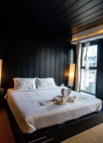 ห้องดีลักซ์พร้อมห้องน้ำส่วนตัว(เตียงคิงไซส์)