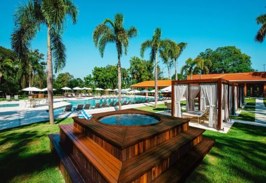 산 마틴 리조트 & 스파의 럭셔리한 외관 또는 로비