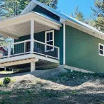 The Swan at Elk Ridge Village cabin 201A with views of Flathead Lake.