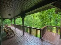 Rock Hill Retreat- a home with natural stone formations at every turn!