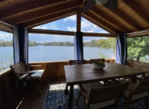The Boathouse-on the Whitefish Chain of Lakes