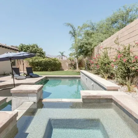 Walk to Festivals From a Modern Dream House Near La Quinta