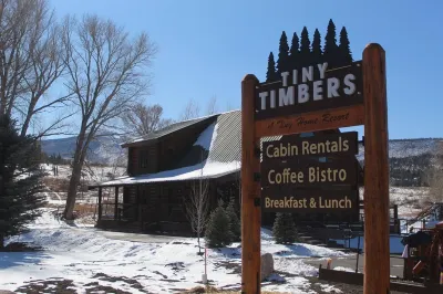 "Try on" Tiny Home Living at Tiny Timbers Resort.
