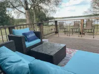 Lake Fork Waterfront Lakehouse with boat dock.    Beautiful and spacious! Hotels in Rains County