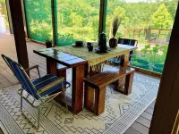 Enjoy Fall Serenity on Our Woodland Retreat with Boat Parking Near Truman Lake Hotels in Henry County