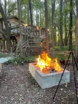 Fern Hollow Treehouse, rustic escape cozy romantic