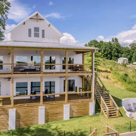 Lakefront Home with Waterfront Views from Every Room - 4.4 Miles to the Barn