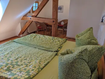 Quietly located holiday home with a natural garden, 500m from the lake and the forest Hotels near Dorfkirche Annenwalde