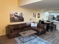 Fantastic view of The Highlands! Comfortable 2-bedroom w/loft condo. Come relax.