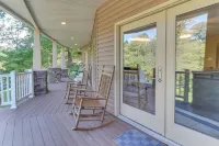 Lakehouse with covered dock, slide, and outdoor kitchen! Close to I-75, trails.