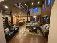 Luxury Family Reunion Vacation Home with Magnificent Lake Views & Private Beach