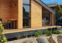 Werder Chalet "Wolke 7" Tinyhouse for 2 pers. by the sea - beach 150m