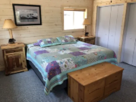 Mountain house overlooking Bear Basin Valley and the Sangre de Cristo Range.