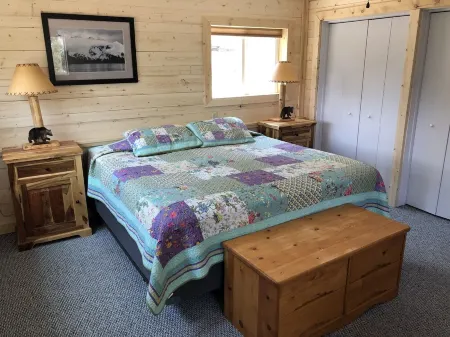 Mountain house overlooking Bear Basin Valley and the Sangre de Cristo Range.