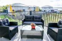 Windland apartment house on Lake Goitzsche for 8 people with lake view Hotels in Muldestausee