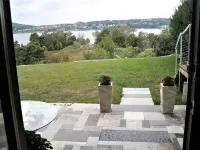 Apartment with Expansive Views;  River & Mountains Walk to Train, Main St, Dia