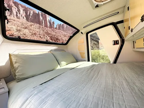 Red Rock Base Camps Teardrop Trailer #2. Take your hotel room outside!