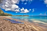 Comfy Getaway at Turtle Bay:  2-bdrm w/AC, WiFi, Pool, Lanai