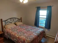 Loon Beach Lake House is on a quiet dead end road with private lake front