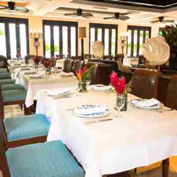 Impressively Designed and Decorated 3rd-Floor Space Overlooking Pool in Coco Dining/Meeting Rooms