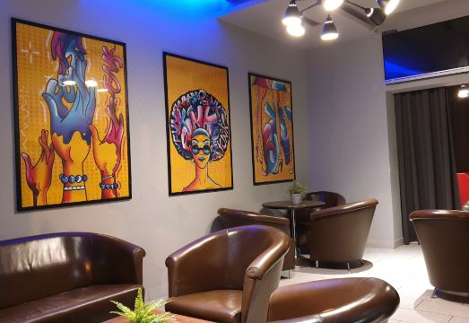 펑크 라운지 호스텔의 쾌적한 내부 모습