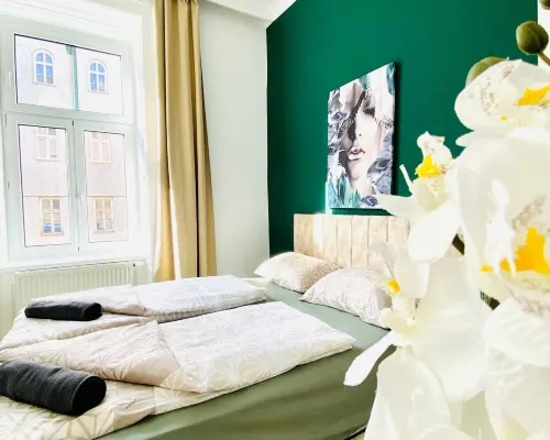 8 Studios with Terrace in Margareten الغرف Photos