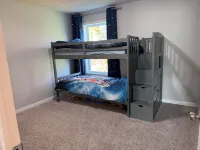 Charming 3-bedroom LED vibe cozy house with AC and WiFi in Steeple Chase.