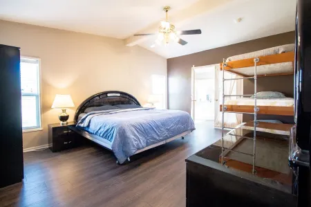 Huge Decks & Pool Table! 3 Kings/1 Queen/9 Twins in this 5BR/2.5BA Home!