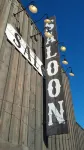 Downtown Bigfork Montana on the Swan River and Flathead Lake.