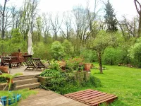 Old forester's house in the nature park, surrounding area of Berlin, own terrace, sauna, WiFi