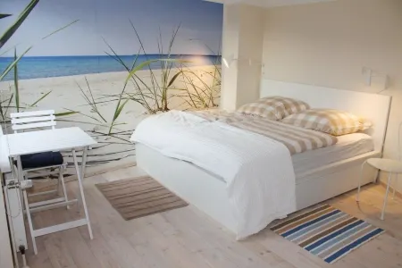 Light-flooded apartment with private sauna! Beach walking distance, with dog! Отели в г. Хоэнкирхен