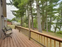 Lakefront Chetek Haven Dock, Screened Gazebo Hotels in Barron County