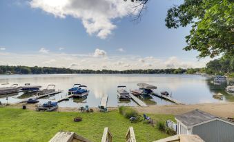 Sister Lakes Cottage with Dock and Grill!