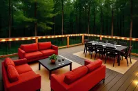 5 Bed 5 Bath Luxury Nashville Lodge! Pickleball Game Rm Sauna Fire Pit & Hot-Tub