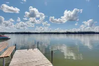 Dock, Lake & Beach Access! St Germain Duplex Cabin - parking