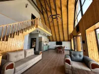 3-bedroom villa in lovely Qəbələ with mountain view,  WiFi, AC, hot  pool. Hotels in Gebele