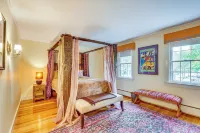 Ambient Manchester Village Abode w/ Deck & Pond! - parking
