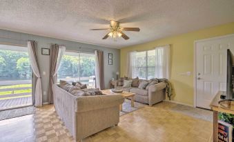 Docks + Balcony: Peaceful River Abode in Dunnellon