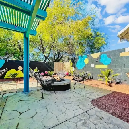 The Jungalow: Luxe Jungle Vibes Meet Modern Desert Living w/ Lagoon Style Pool