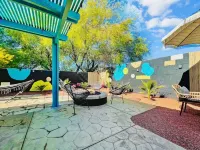 The Jungalow: Luxe Jungle Vibes Meet Modern Desert Living w/ Lagoon Style Pool