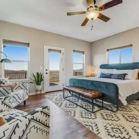 Stunning home with 260 degree City Light Views.