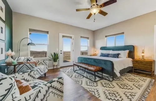 Stunning home with 260 degree City Light Views.