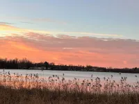 Reflections Retreat on Lake Magnor in Clayton, WI with beautiful lake view