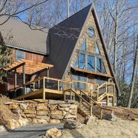 Brand New A-Frame Cabin on Beech Mountain!